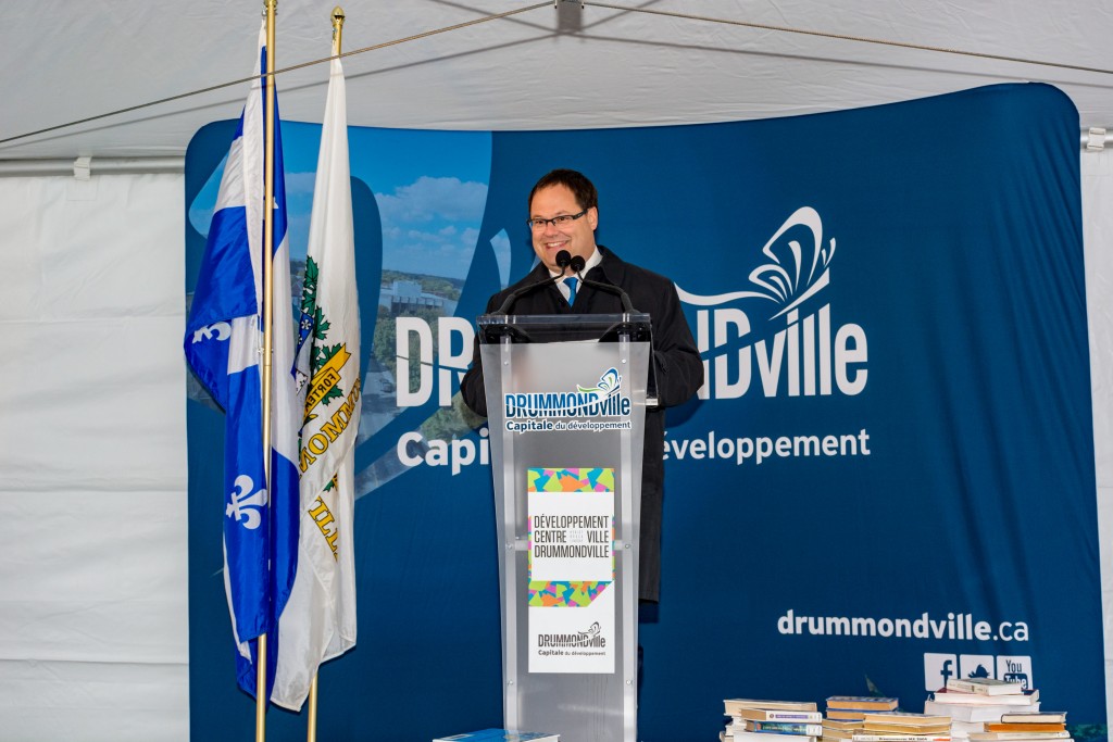 M. Alexandre Cusson, maire de Drummondville.