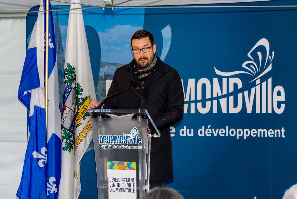 M. Francis Adam, directeur général de la Ville de Drummondville.