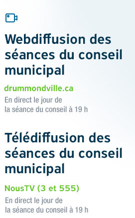 Télédiffusion et webdiffusion des séances du conseil municipal