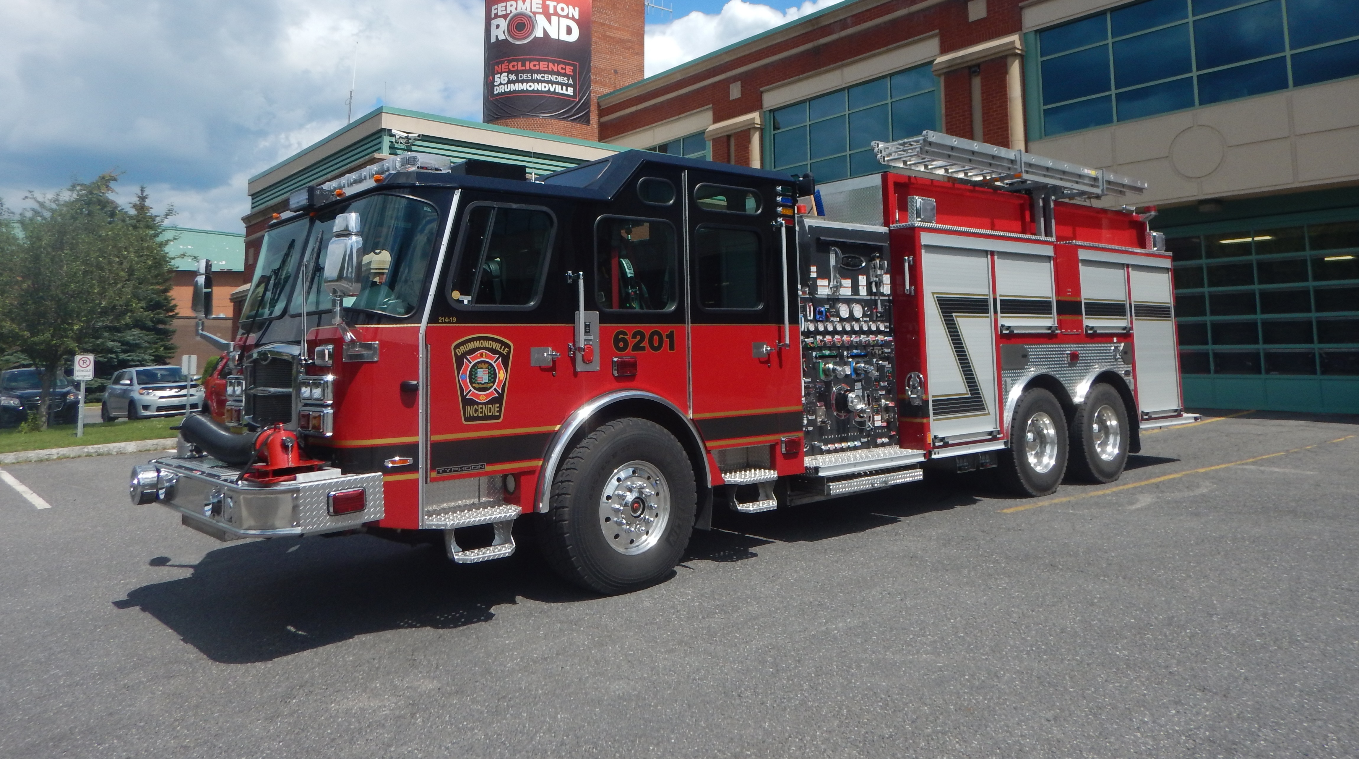 Un nouveau camion de pompier en remplacement au Service de sécurité  incendie et sécurité civile - Ville de Drummondville