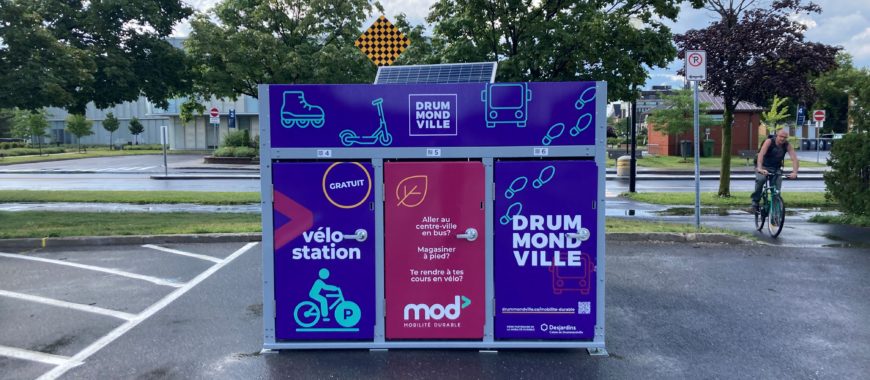 Casiers à vélo à Drummondville